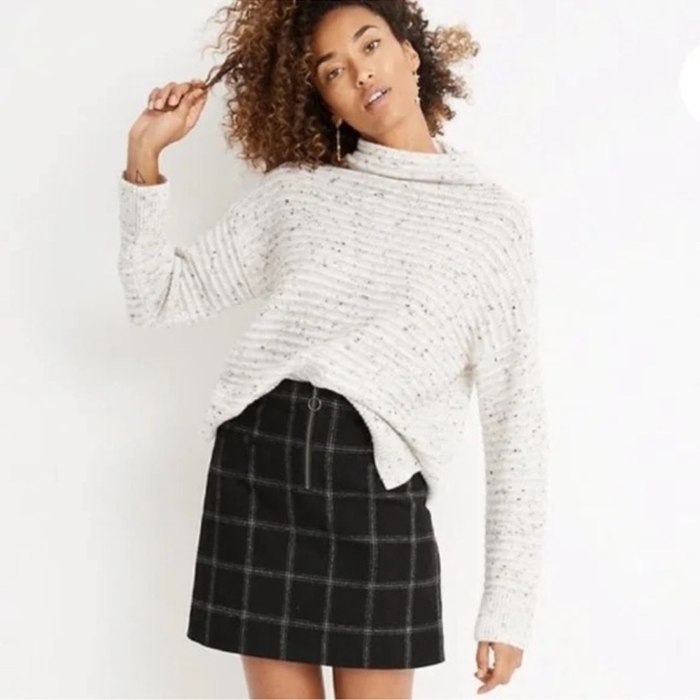 Madewell Donegal Belmont Mockneck Pull Over Sweater